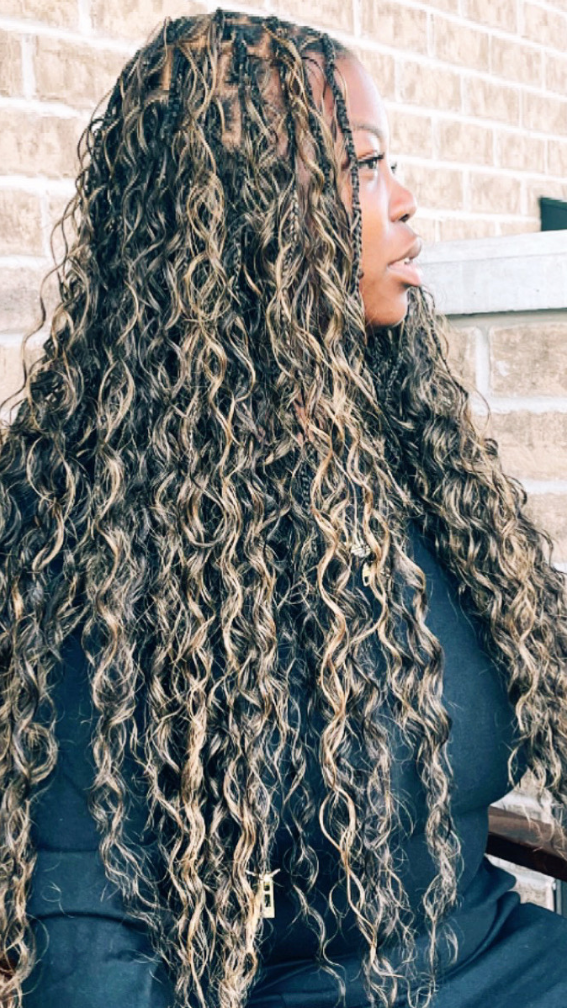 Synthetic boho braids